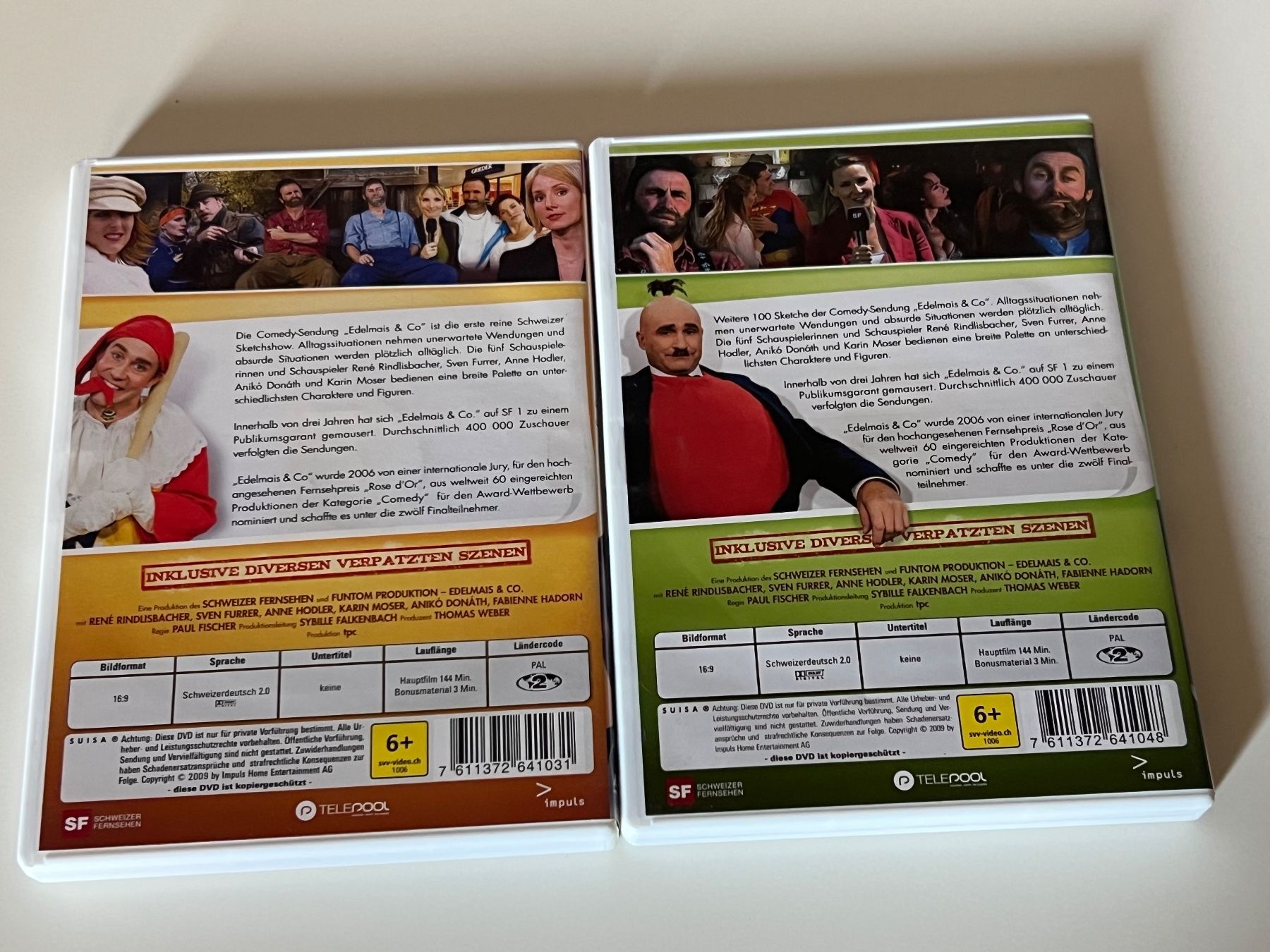 Alle DVDs: Edelmais & Co. DVD Set, Vol. 1&2, Schweizer Sketch... – Gebraucht aus Altstätten SG von sheamus 1