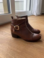 Kamelfarbene Stiefeletten / Bottines canal - San Marina – 37