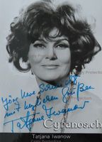 Tatjana Iwanow (1925-1979) Schauspielerin - Autogramm