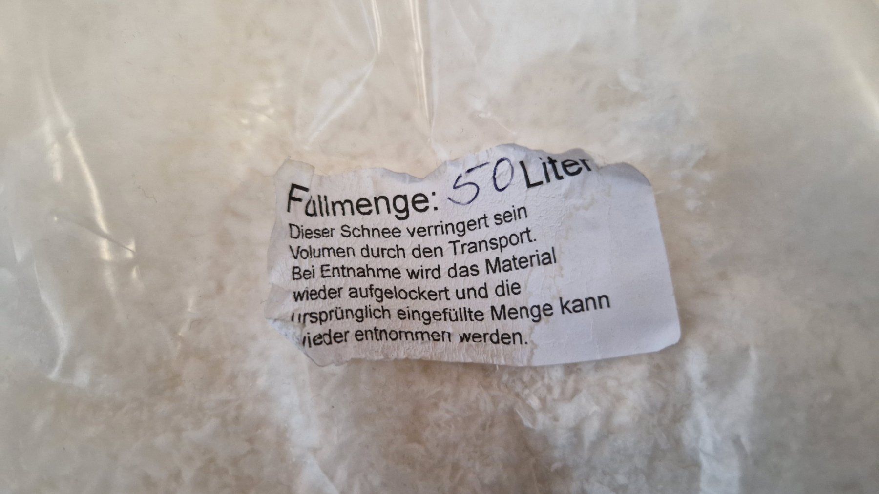 Tutte le decorazioni: Kunstschnee – ca. 40 Liter – Usato da Chur venduto da wow25 1