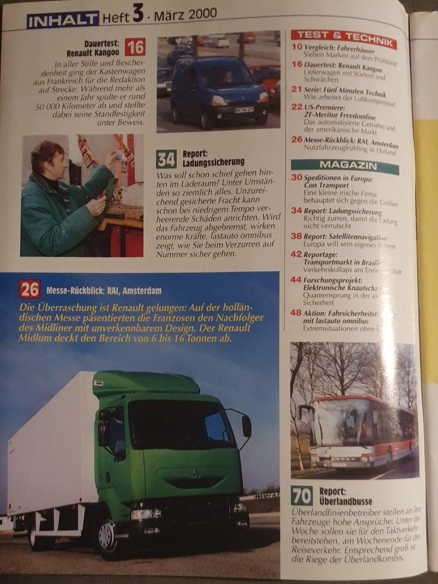 Scania Autocarri: Lastauto Omnibus 03/00 xx – Usato da Flawil venduto da sr1_f6st 1