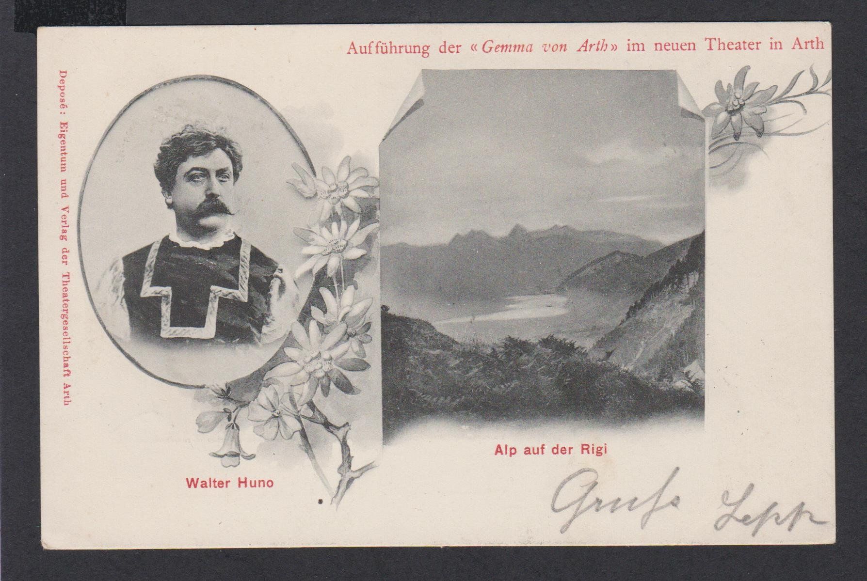 Cartes postales: Arth  SZ   -   3 alte Ansichtskarten  Gemma von Arth 1904 – D'occasion à Vitznau par Ropaku 2