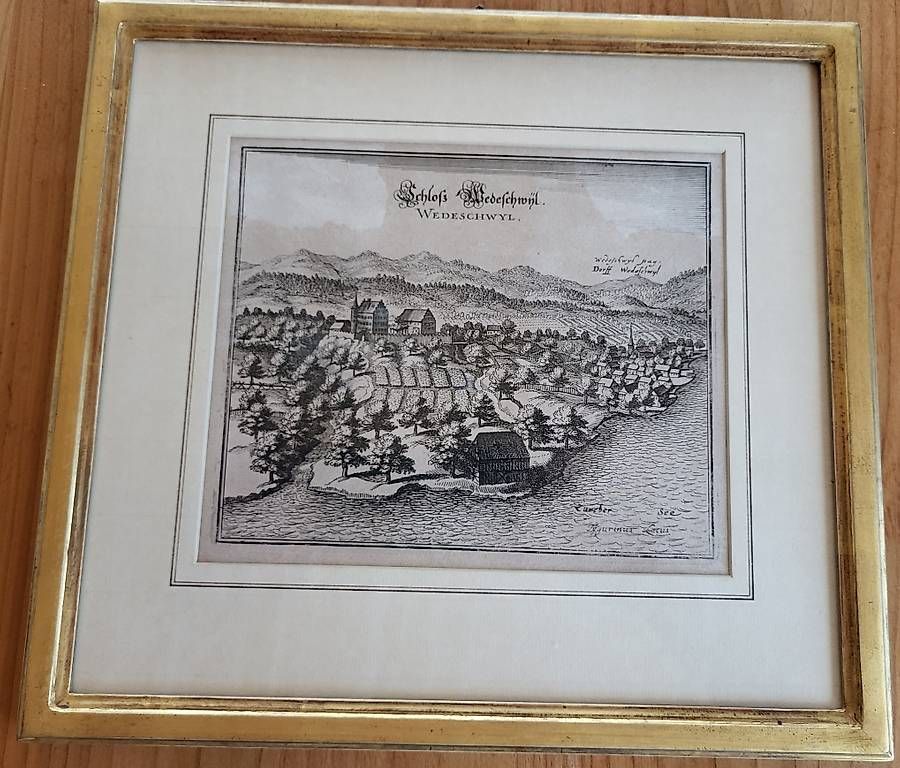 Incisioni: Schloss Wädenswil / Wedeschwyl – Usato da Henggart venduto da Purzel7798 1