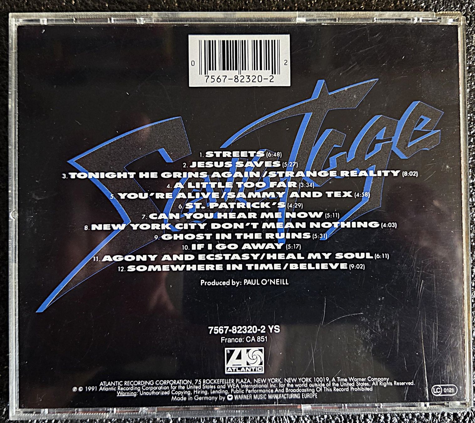 CD: Savatage - Streets - A Rock Opera CD – Usato da Biberist venduto da Beaver58 2