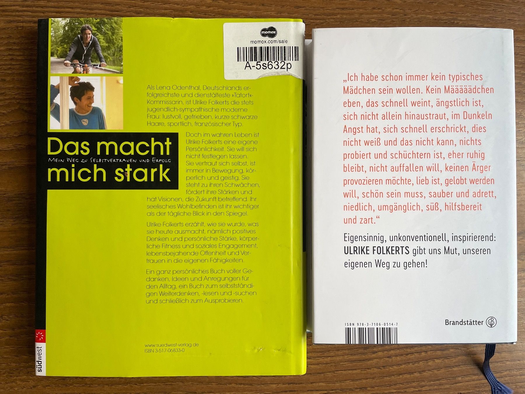 Libri: Ulrike Folkerts, 2 Bücher – Usato da Wyssachen venduto da Hahe89 1