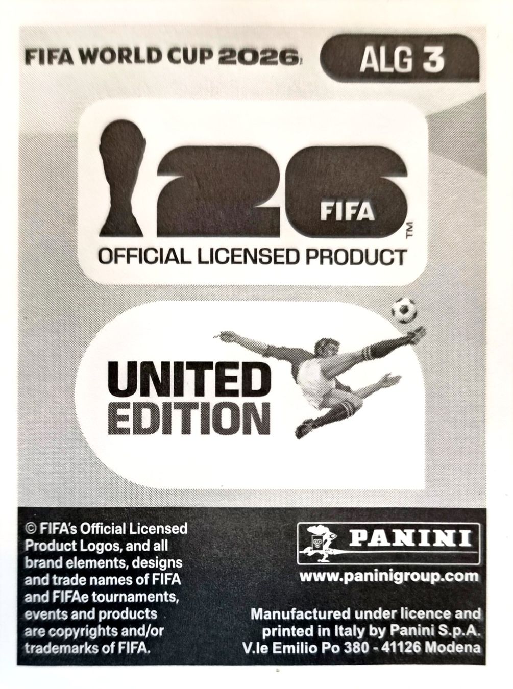 Panini Carte collezionabili: Carte FIFA World Cup 2026 ALG 3 – Usato da Clarens venduto da rim_g98y 1