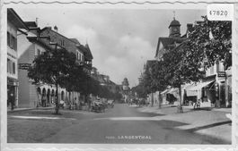 Langenthal - Stadtpartie mit Classic Car