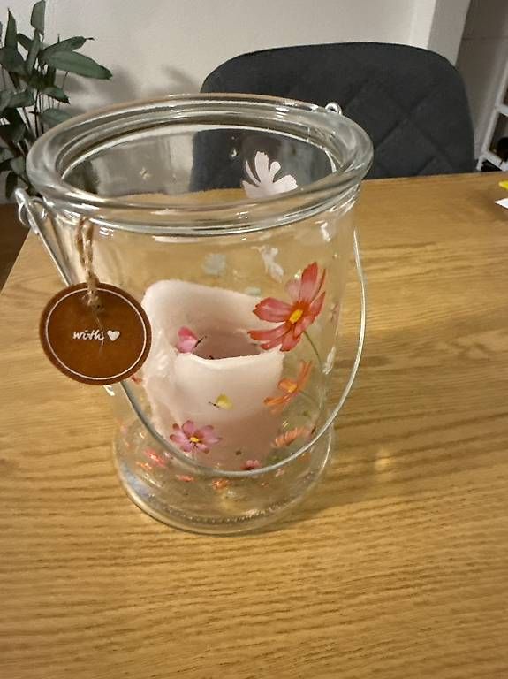 Alle Dekorationen: Windlicht, Blume - mit Kerze – Gebraucht aus Grellingen von lyd_vy9s 2