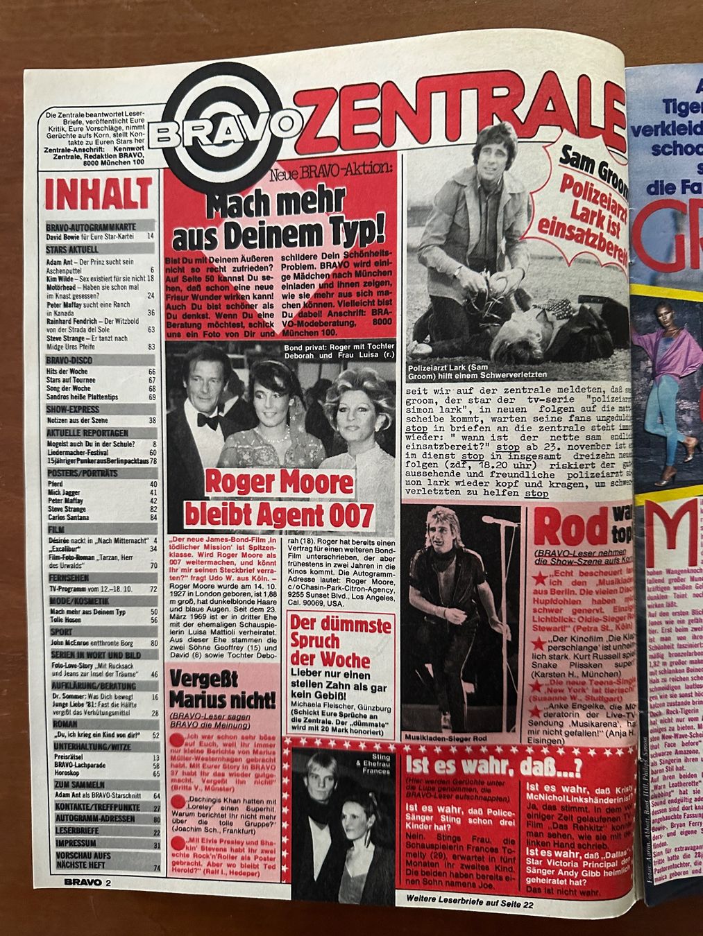 Riviste & Magazine: BRAVO 1981 Nr. 42 // Peter Maffay – Usato da Zürich venduto da die_5djt 1