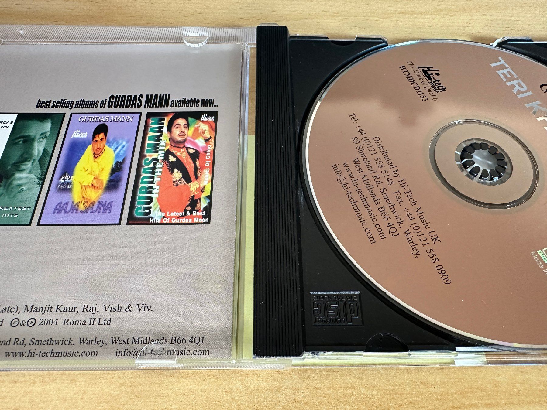 CD: Gurdas Maan Mann - Teri Khair Hove – Usato da Rikon im Tösstal venduto da Alpenmutz 2