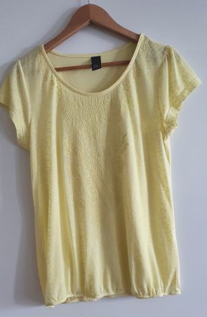 Sommerbluse in Buttergelb, Gr.42, Best Connections