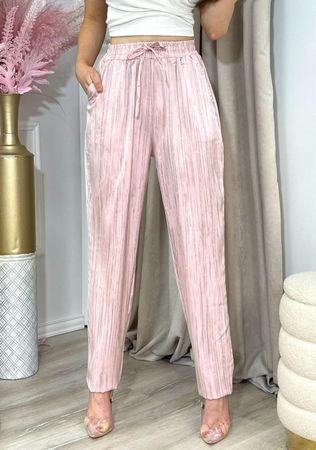 Elegant Pink  Trousers - New with Tags - Size XL