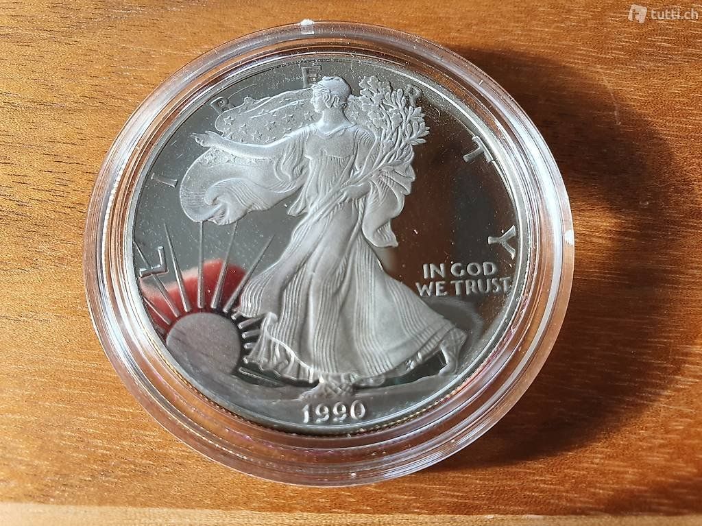 Toutes les monnaies: American Silver Eagle 1990 Proof PP – D'occasion à Steinhof SO par eng_ljl7 1