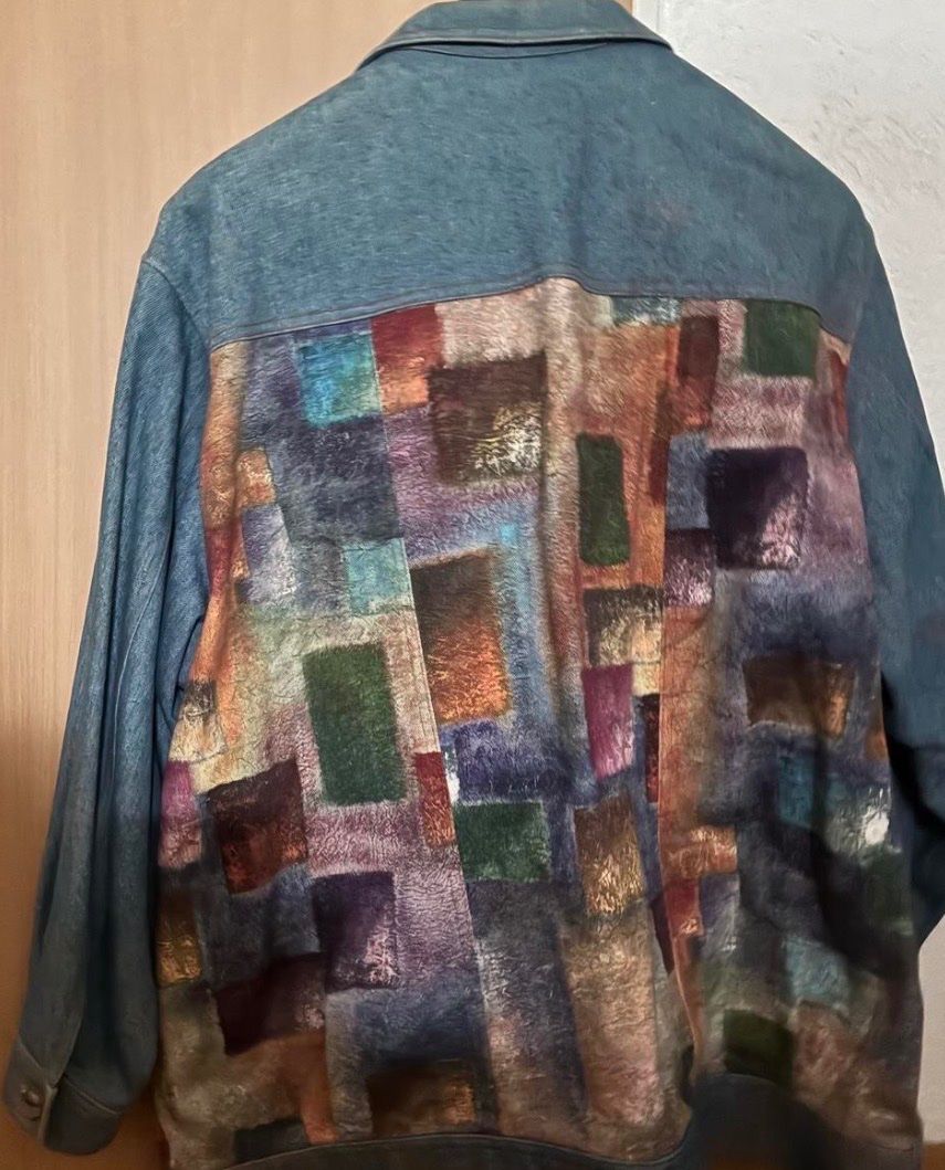 Giacche: Jeansjacke Herren buntes Design Grösse M – Nuovo (secondo la descrizione) da Eglisau venduto da ann_hhz5 1