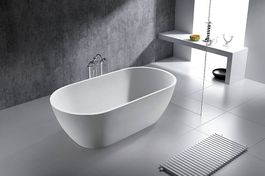 Freistehende Badewanne Modell NAOMI 160 cm