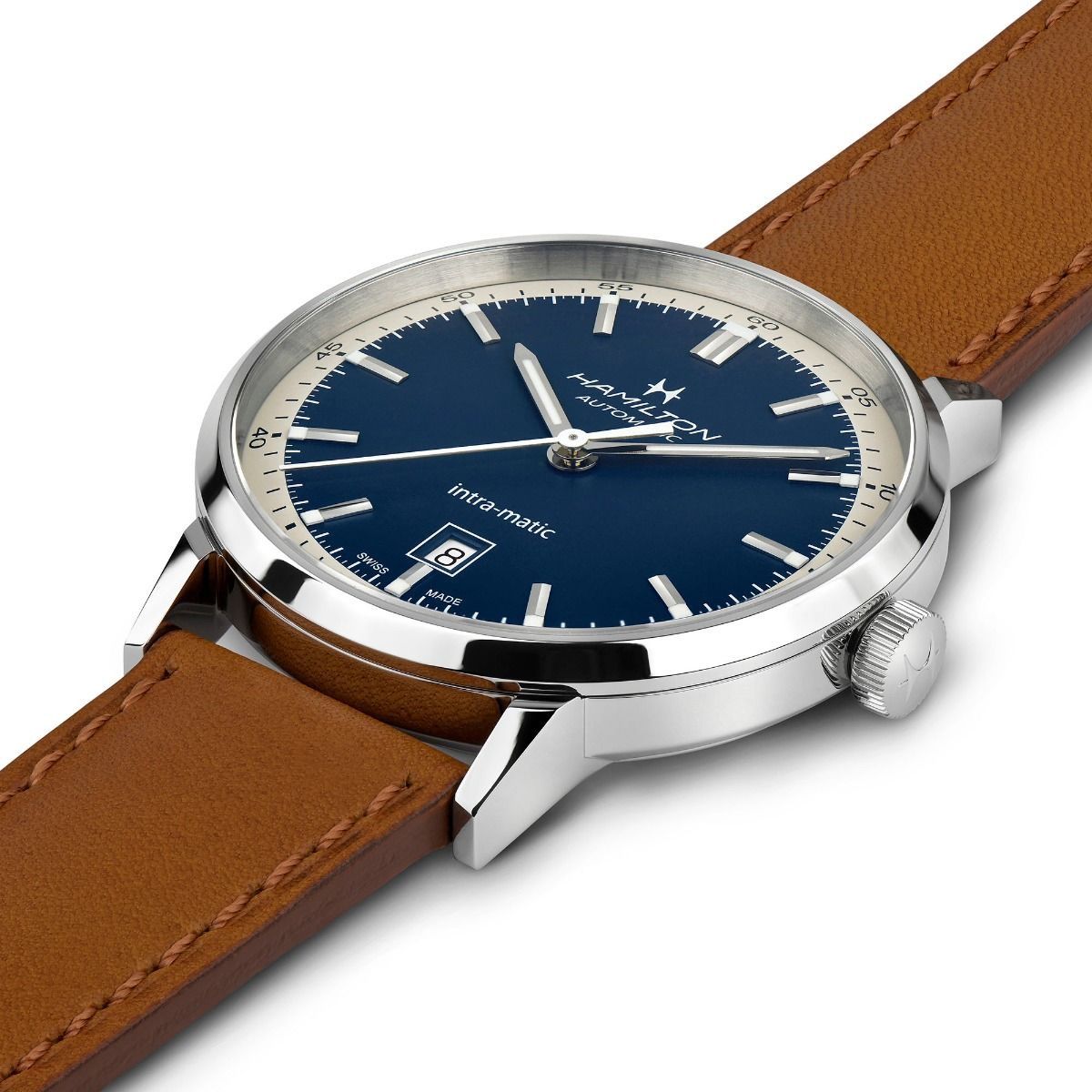 Hamilton Orologi: HAMILTON American Classic Intramatic Auto. FABRIKNEU. – Nuovo e nell'imballaggio originale da Aarau venduto da 60sekunde 3