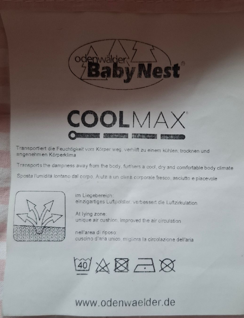 Odenwälder Schlafsäcke: Übergangszeit Fusssack - Odenwälder Babynest COOLMAX  – Gebraucht aus Lü von jas_minw 2