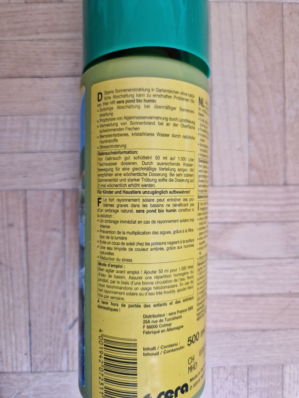 Stoffe: Huminstoffe flüssig von sera pond 500ml NEU – Neu und originalverpackt aus Winterthur von CherrySchott 1