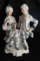 Royal Meridian Porzellanfigur Handgemalt Rokoko Paar.