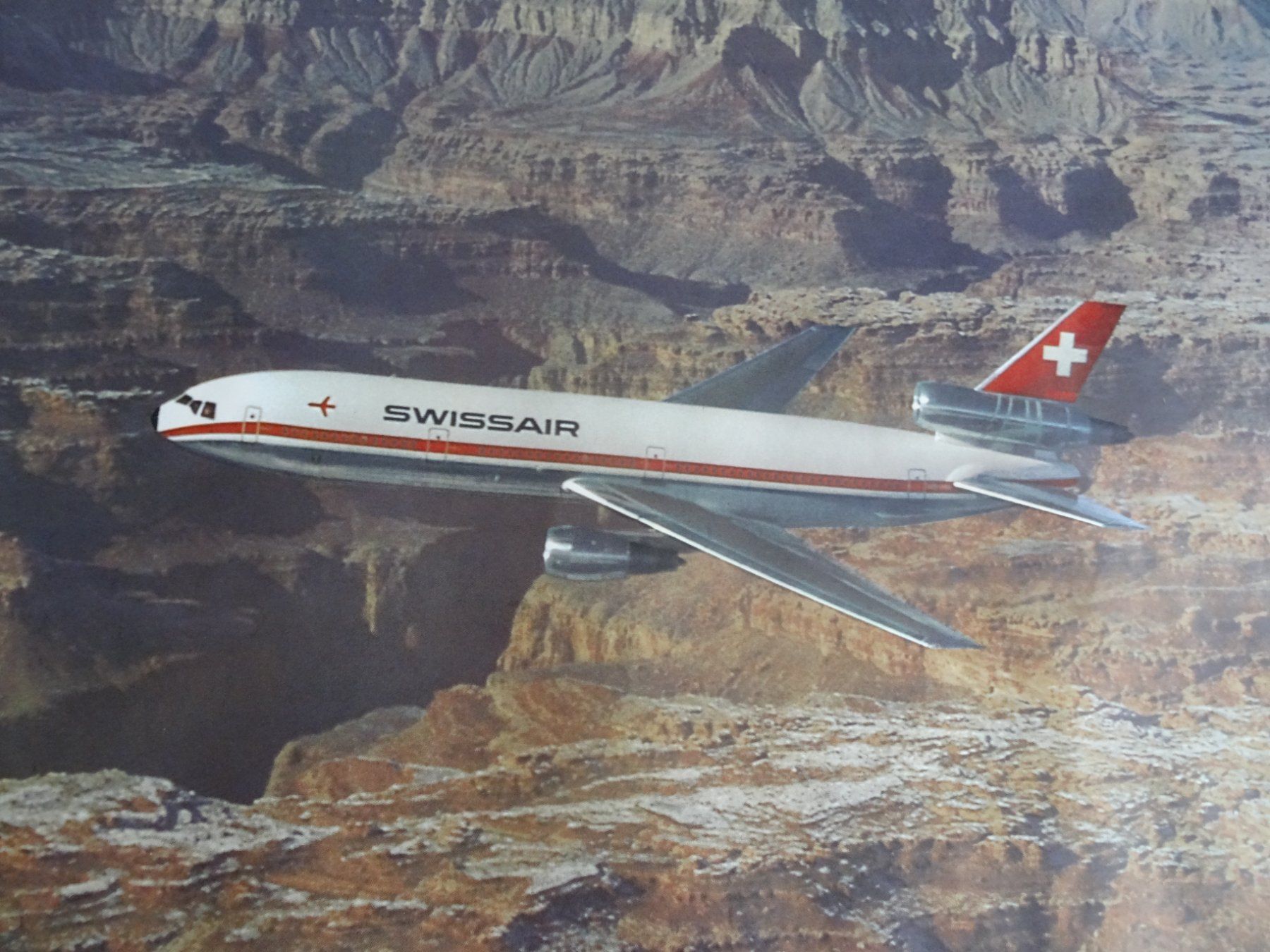 Posters & Illustrations: älteres Swissairplakat – Défectueux à Lupfig par Jolly63 1
