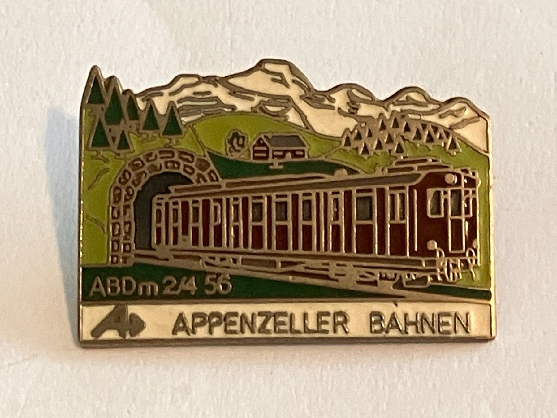 Placchette & Badge: 1 Pin Appenzeller Bahnen ABD – Usato da Basel venduto da djwwpp