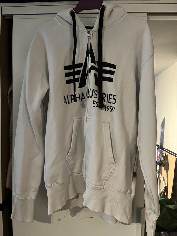 ALPHA INDUSTRIES Sweat Capuche Basic Small Logo - Homme - Coton/Polyester - Turquie