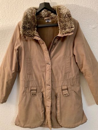 Superbe parka saharienne IKKS intérieur polaire, poches, t.M