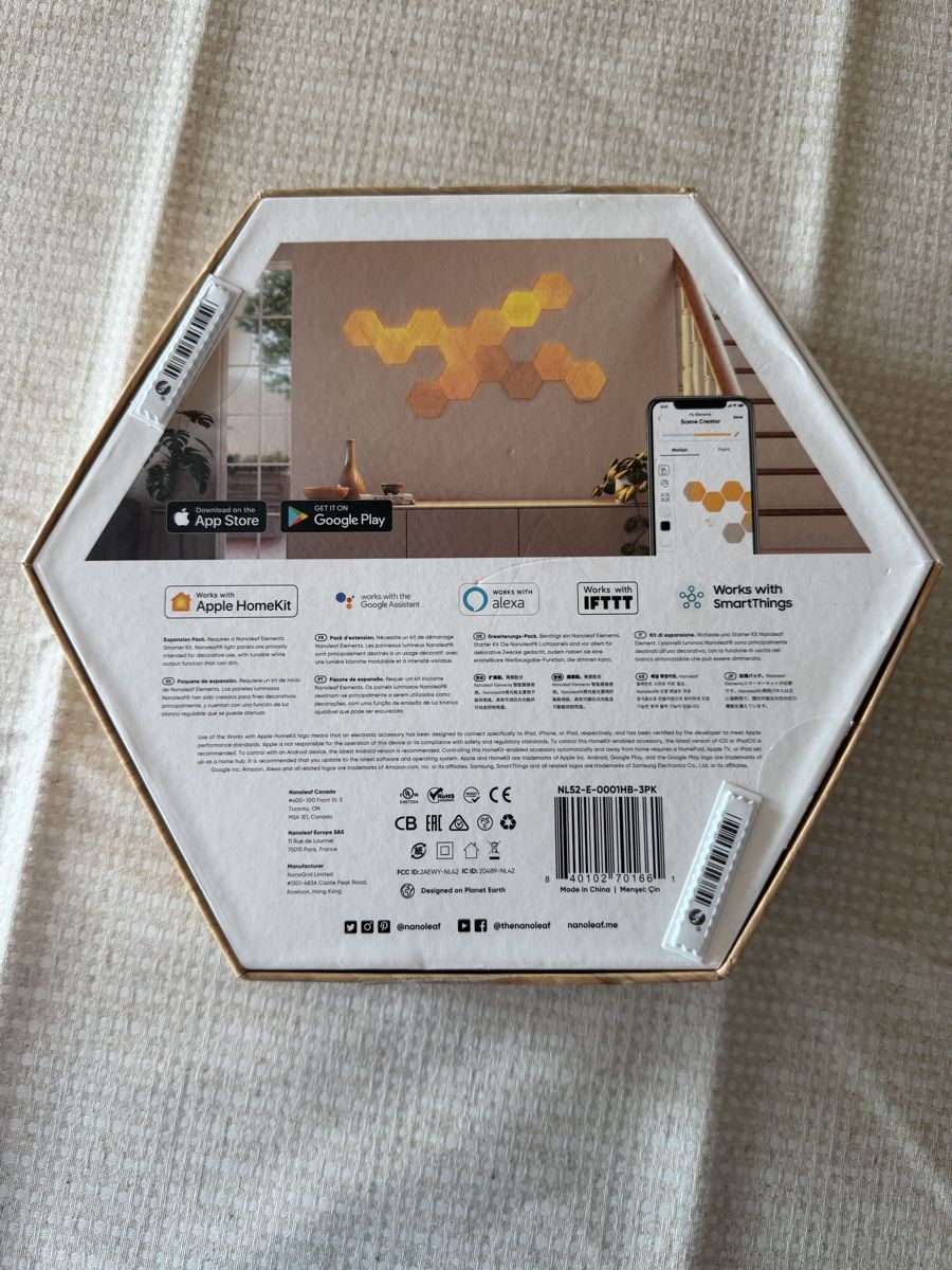 Unità & Adattatore: Nanoleaf Elements Wood Look Smarter by Design - Neu – Nuovo (secondo la descrizione) da Wetzikon ZH venduto da cor_f2y9 1