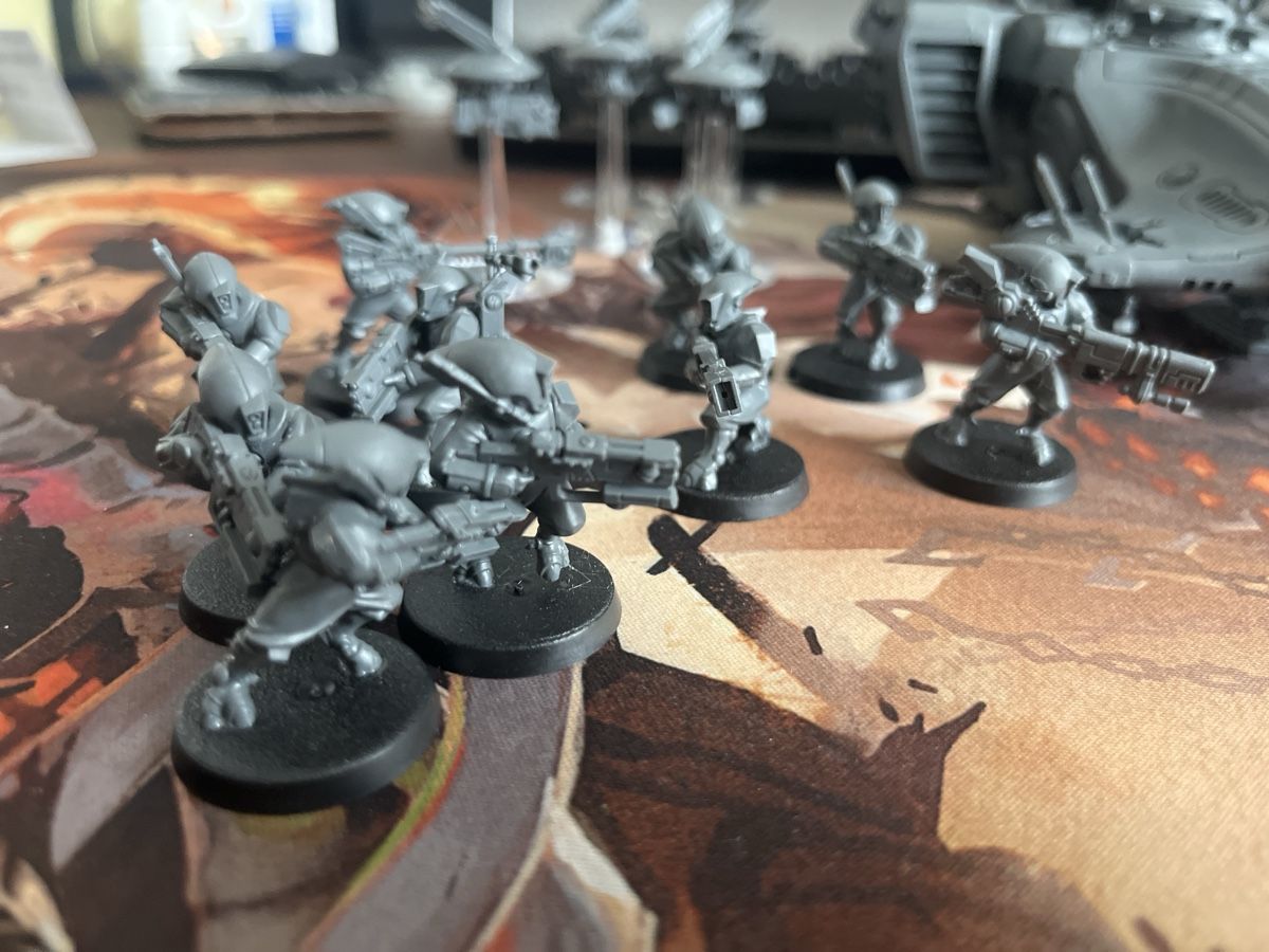 Kit di modellismo & Modellini statici: Warhammer Tau Empire Optimized Pathfinder Team – Usato da Biel/Bienne venduto da Sili_CH 2