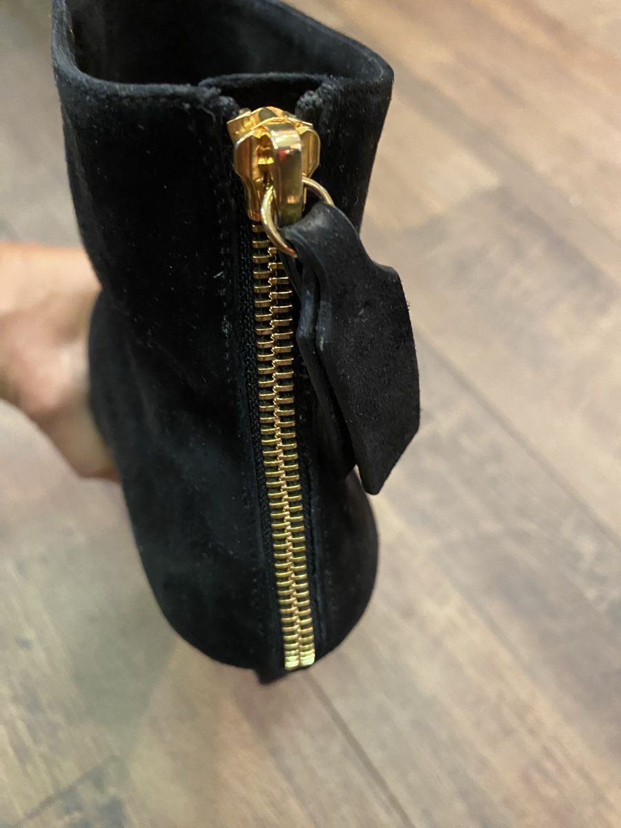 Stuart Weitzman Scarpe da donna: Stuart Weitzmann Leder Stiefelette schwarz  36  – Nuovo (secondo la descrizione) da Büron venduto da Coerner 6