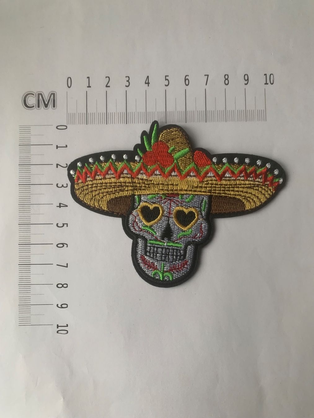 Toppe: Dia de los Muertos Badge, Patch, Bügelbild – Nuovo e nell'imballaggio originale da Ostermundigen venduto da Mcone 1