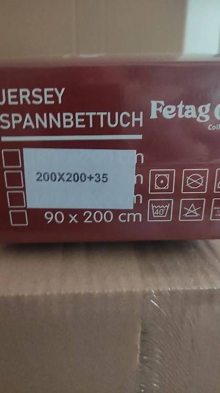 Bettwäsche: Neue Fixleintücher - Boxspringbett – Gebraucht aus Basel von FETAG_Brocki 1