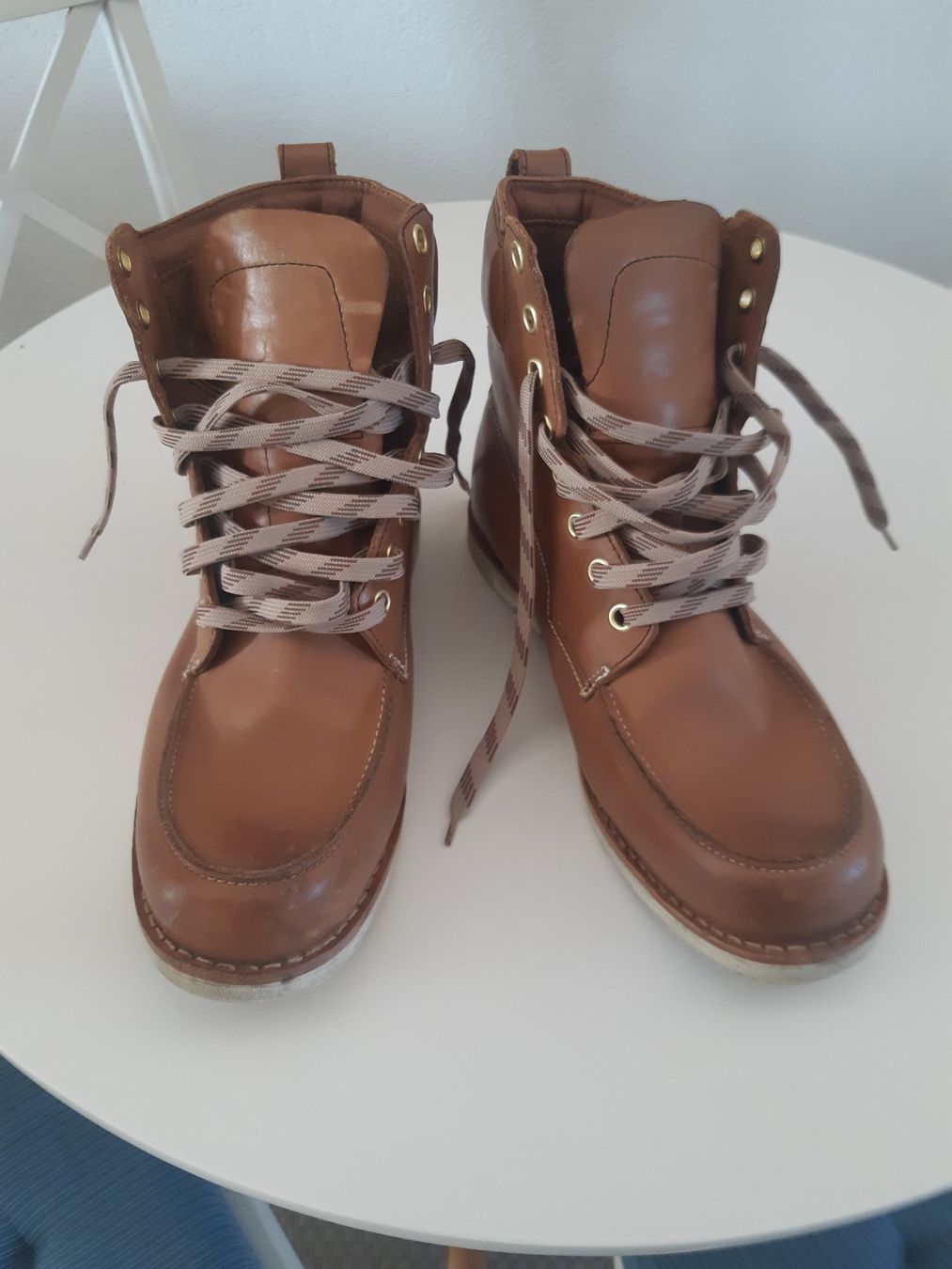 Timberland Herrenschuhe: Timberland Stiefel, Moc Toe – Gebraucht aus Schenkon von magier54