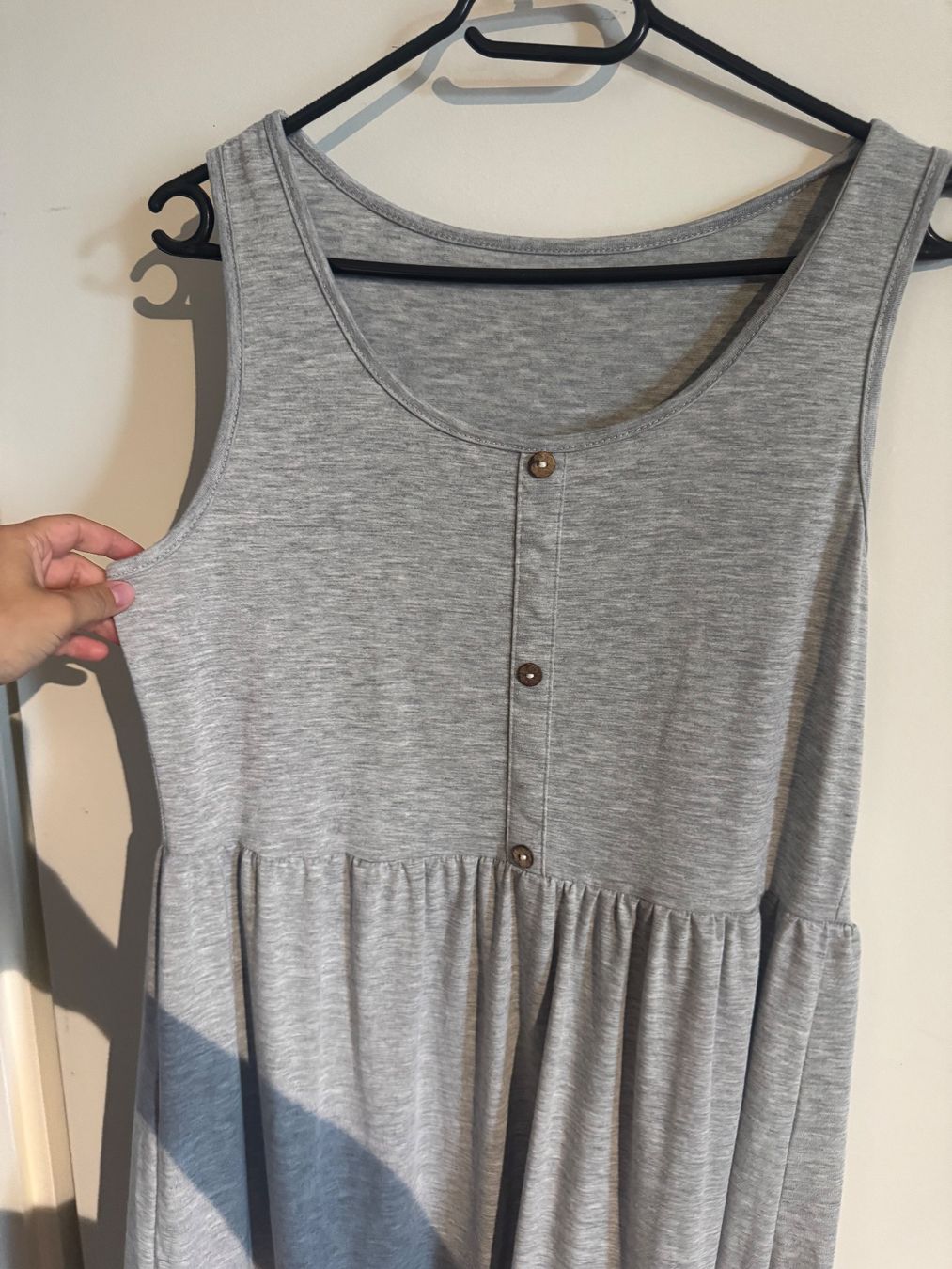 Kleider: Graues Sommerkleid Gr L – Gebraucht aus Künten von bel_6wn2 1