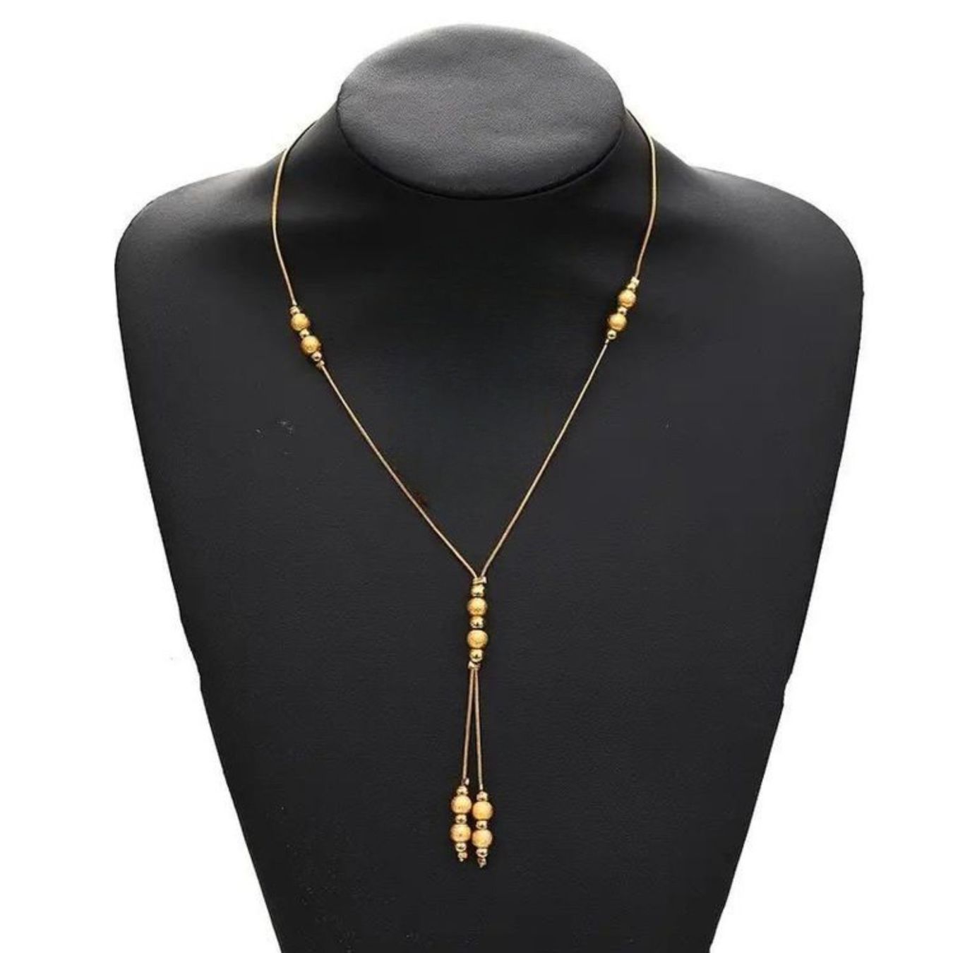 Catenine: 24k vergoldete Kette Perlenoptik – Nuovo e nell'imballaggio originale da Glattbrugg venduto da majuska01