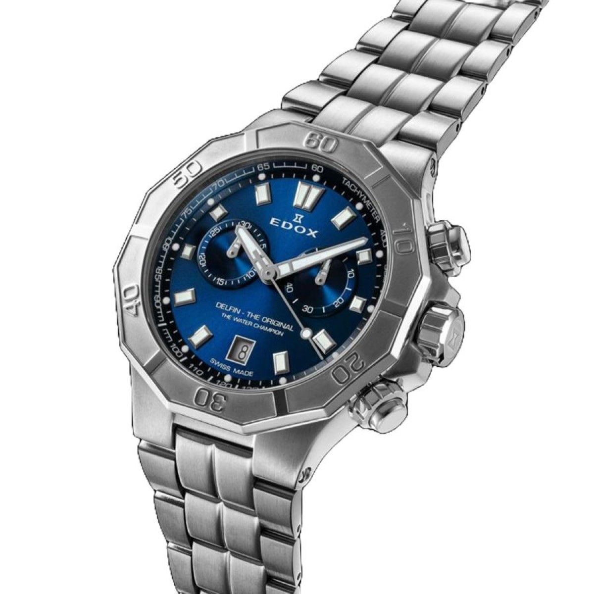 Edox Montres: EDOX DELFIN THE ORIGINAL CHRONOGRAPH – Neuf avec emballage d'origine à Gelterkinden par tom_bpx6 1