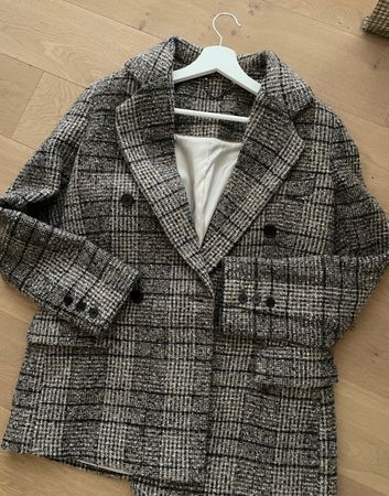 Kurzmantel Jacke Frühling Blazer Karierte NEU