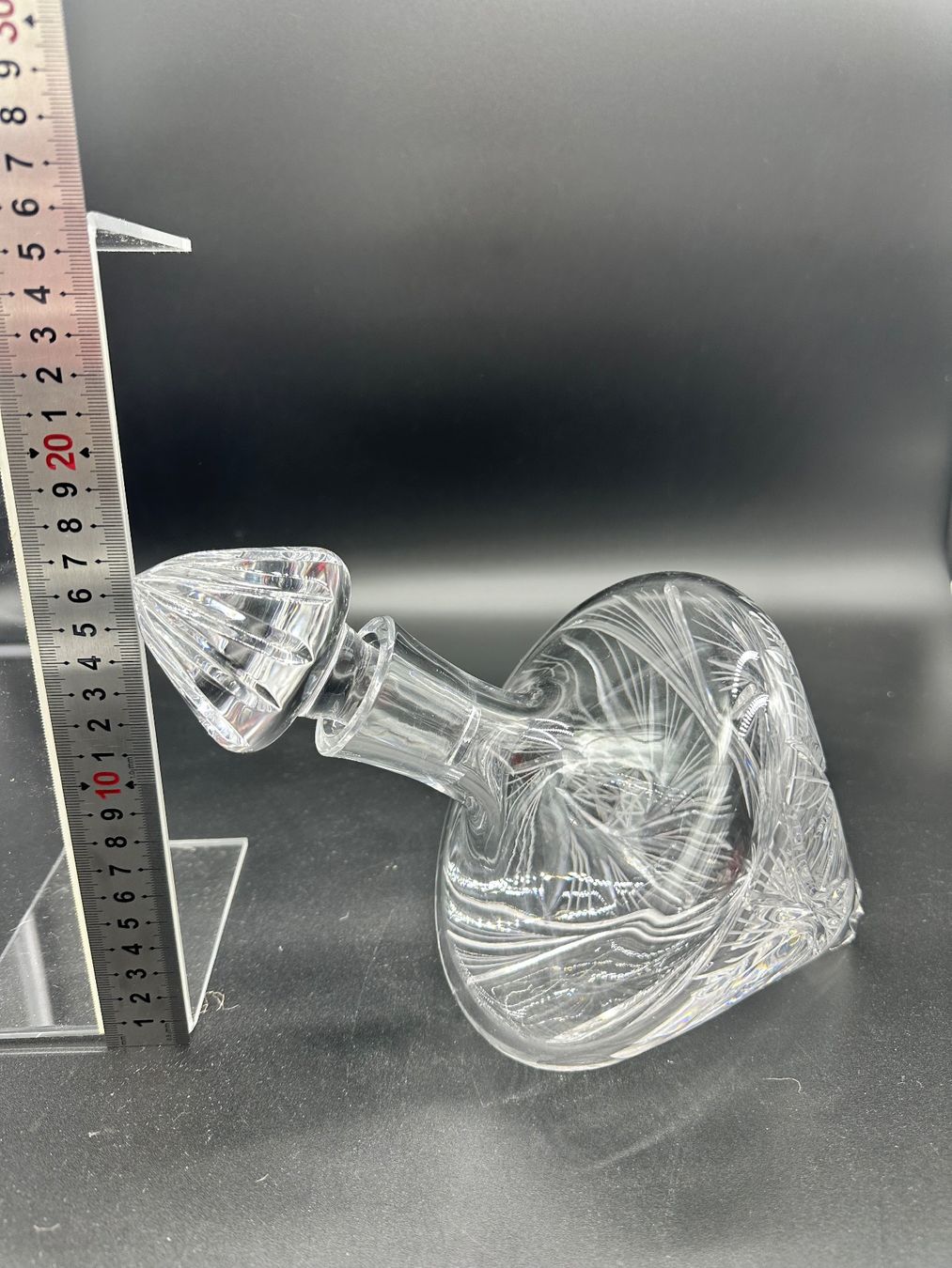 Caraffe: Crystal Side Laying Ships Decanter – Usato da Villmergen venduto da JacRon 2