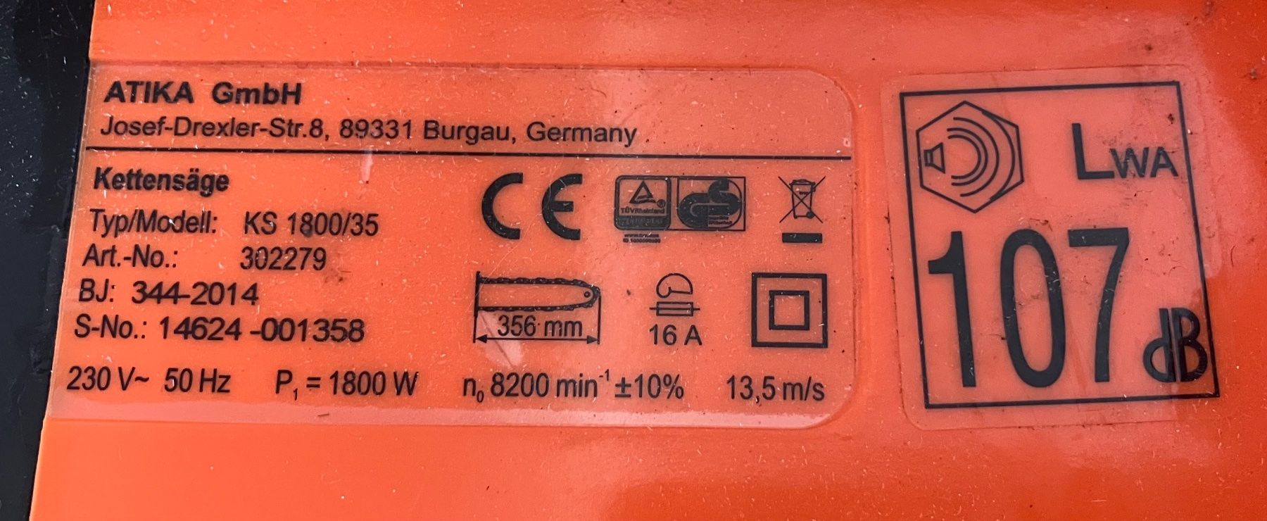 Tutte le macchine: Kettensäge mit Zubehör – Usato da Waldstatt venduto da breitaxt 2