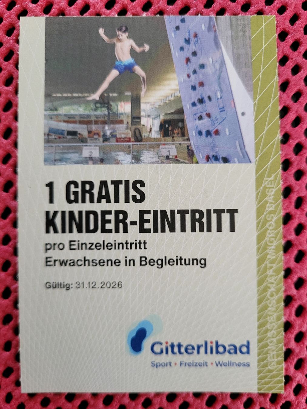 Buoni: Gratis Kinder-Eintritt – Nuovo (secondo la descrizione) da Therwil venduto da Hexe13