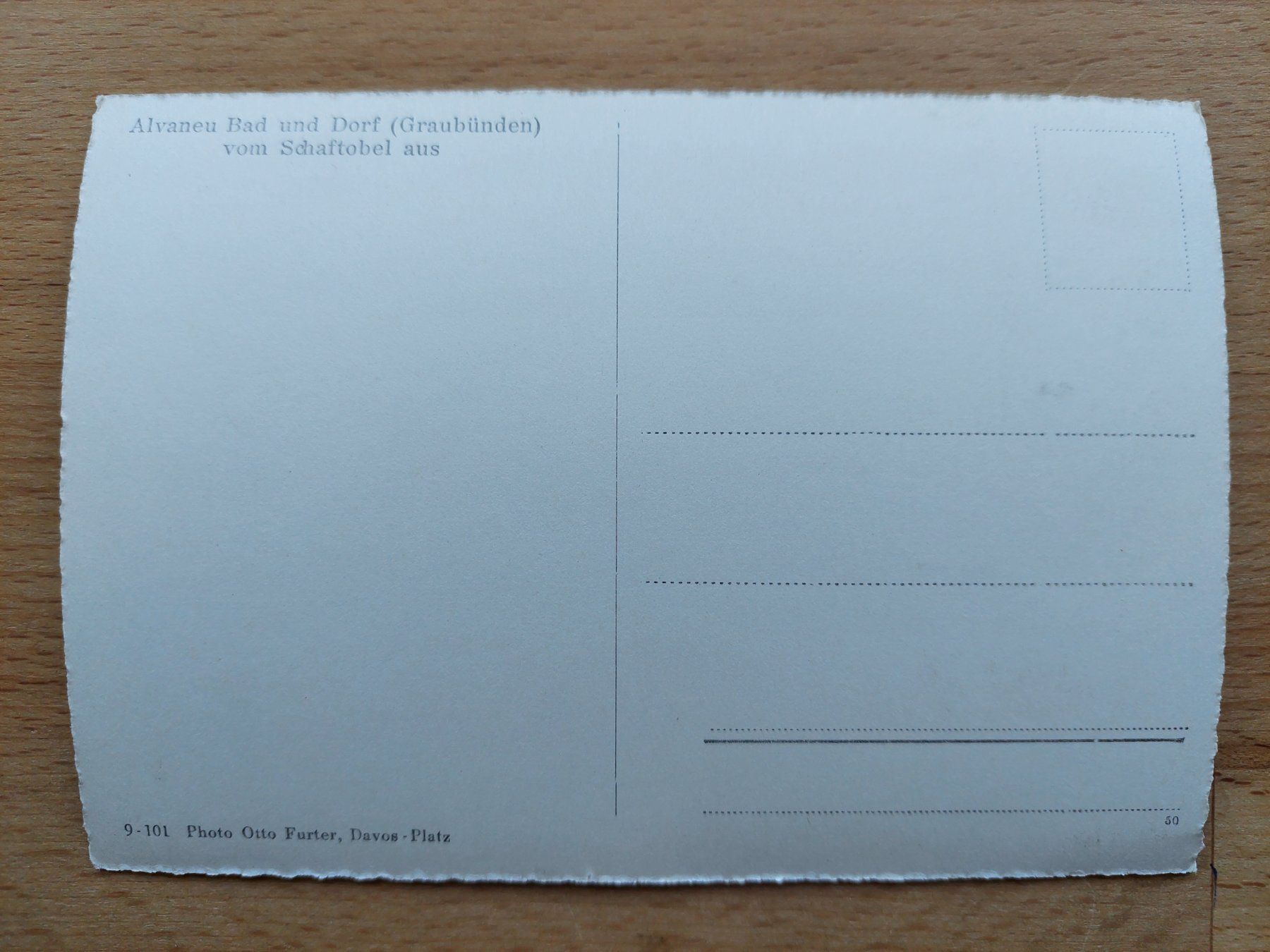 Cartoline postali: AK Alveneu Bad und Dorf GR – Usato da Obfelden venduto da Foto_Bild_Kunst_Buch 1