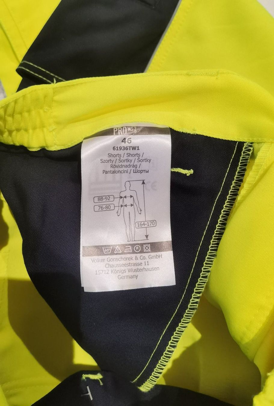 Pantaloni: Qualitex PRO 61936TW1 Warnschutz Arbeitsshorts Gr.44 – Nuovo e nell'imballaggio originale da Uerkheim venduto da Kaufoption 5