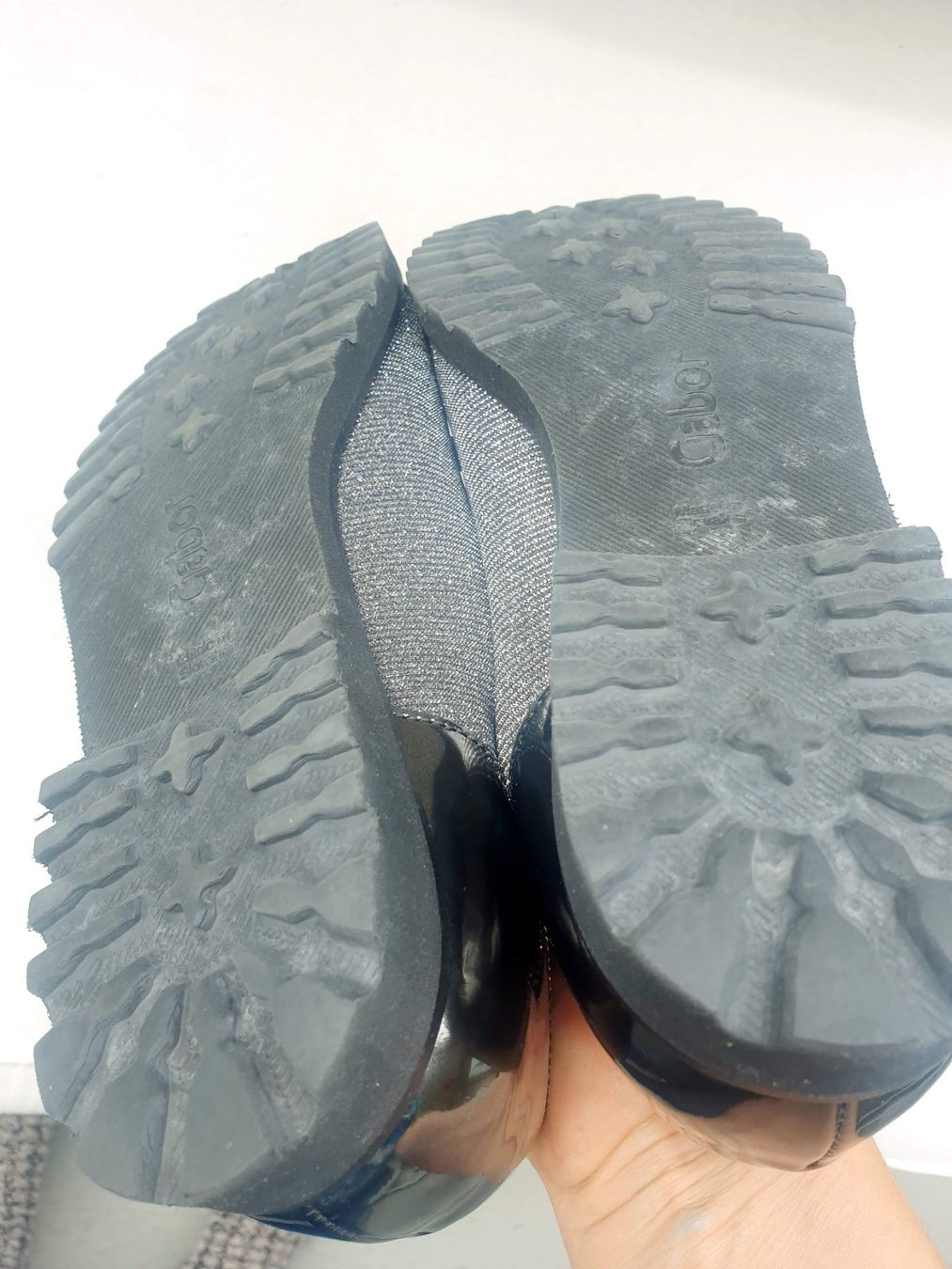 Gabor Scarpe da donna: GABOR BALLERINAS 6 39 LACKLEDER GLITZER LEDER SCHUHE BASIC – Nuovo (secondo la descrizione) da Elsau venduto da the-colorful-side 6
