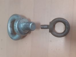 ALTES EISEN - 2 SCHRAUBENRINGE