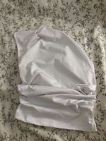 Top bianco mono spalla nuovo