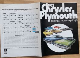 CHRYSLER PLYMOUTH MOPAR 1972