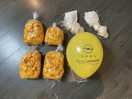400 Luftballons mit Verschlüssen Opel