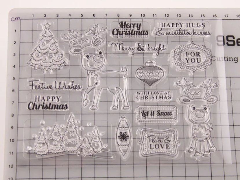 Timbri: Silikonstempel Nr.531, Weihnachten – Nuovo e nell'imballaggio originale da Gretzenbach venduto da Fliegepilz56 1