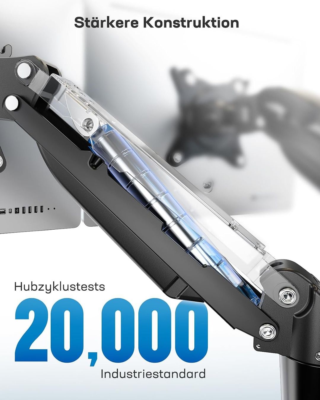 Staffa per monitor: Monitor Halterung 2 Monitore 13-32 Zoll VESA Schwarz – Nuovo e nell'imballaggio originale da Zürich venduto da jasminleut 3