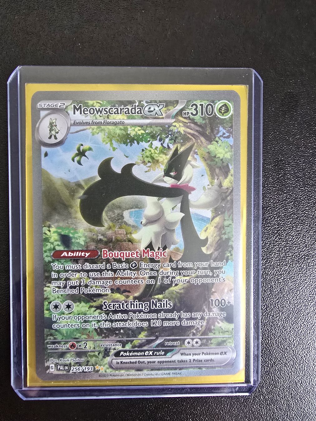 Pokémon Carte collezionabili: Meowscarada 256/193 Mint PAL – Nuovo e nell'imballaggio originale da Chézard-St-Martin venduto da arkanges25